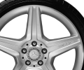 AMG light-alloy wheel, 18" Style VI, sterling silver paint finish, high-sheen finish